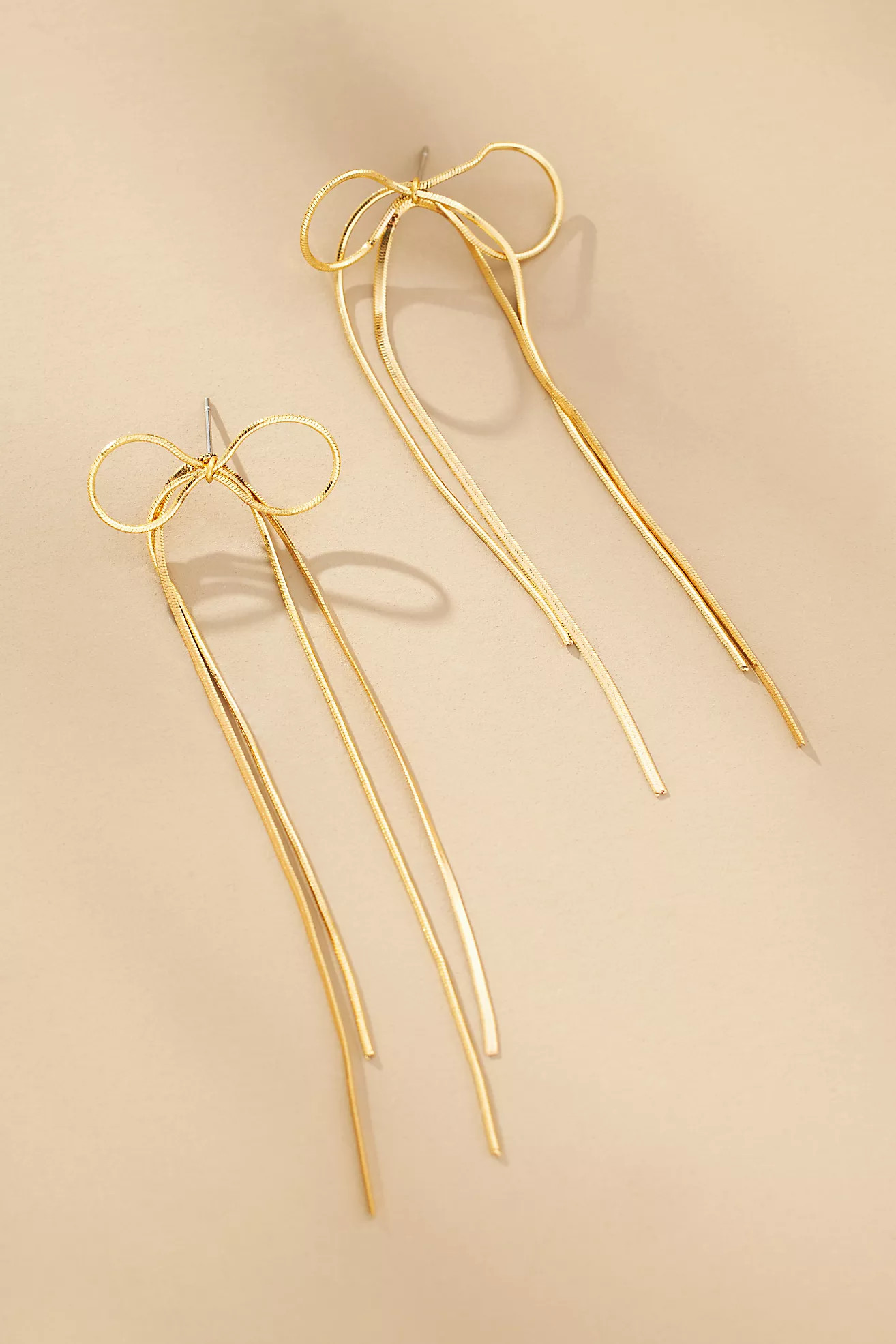 Slinky Bow Drop Earrings | Anthropologie (US)