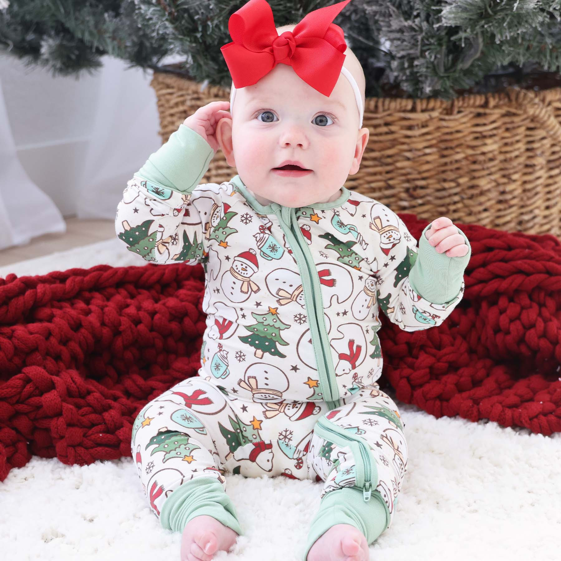 Beary & Bright Convertible Zip Romper | Caden Lane