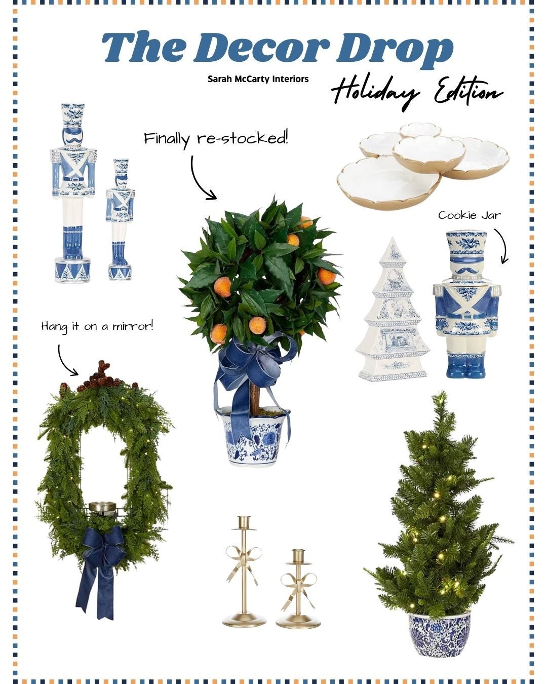 Southern Living’s chinoiserie chic holiday home decor 💙🎄 Grab the citrus topiary before it sells out again! Blue and white Christmas decor  

#LTKHome #LTKSeasonal #LTKStyleTip