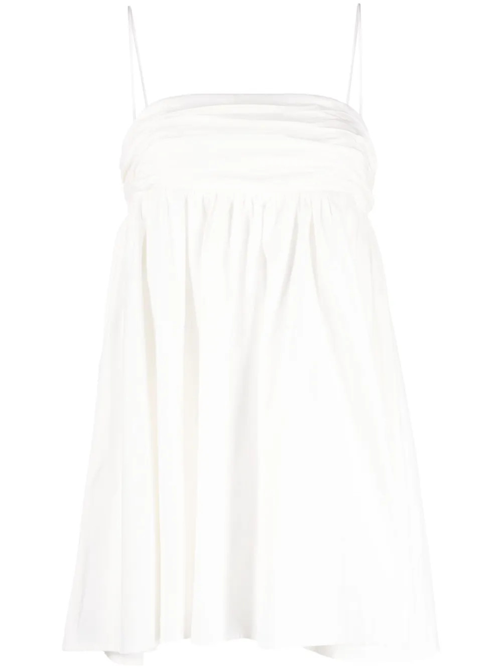 Reformation Catarina Ruched Minidress - Farfetch | Farfetch Global