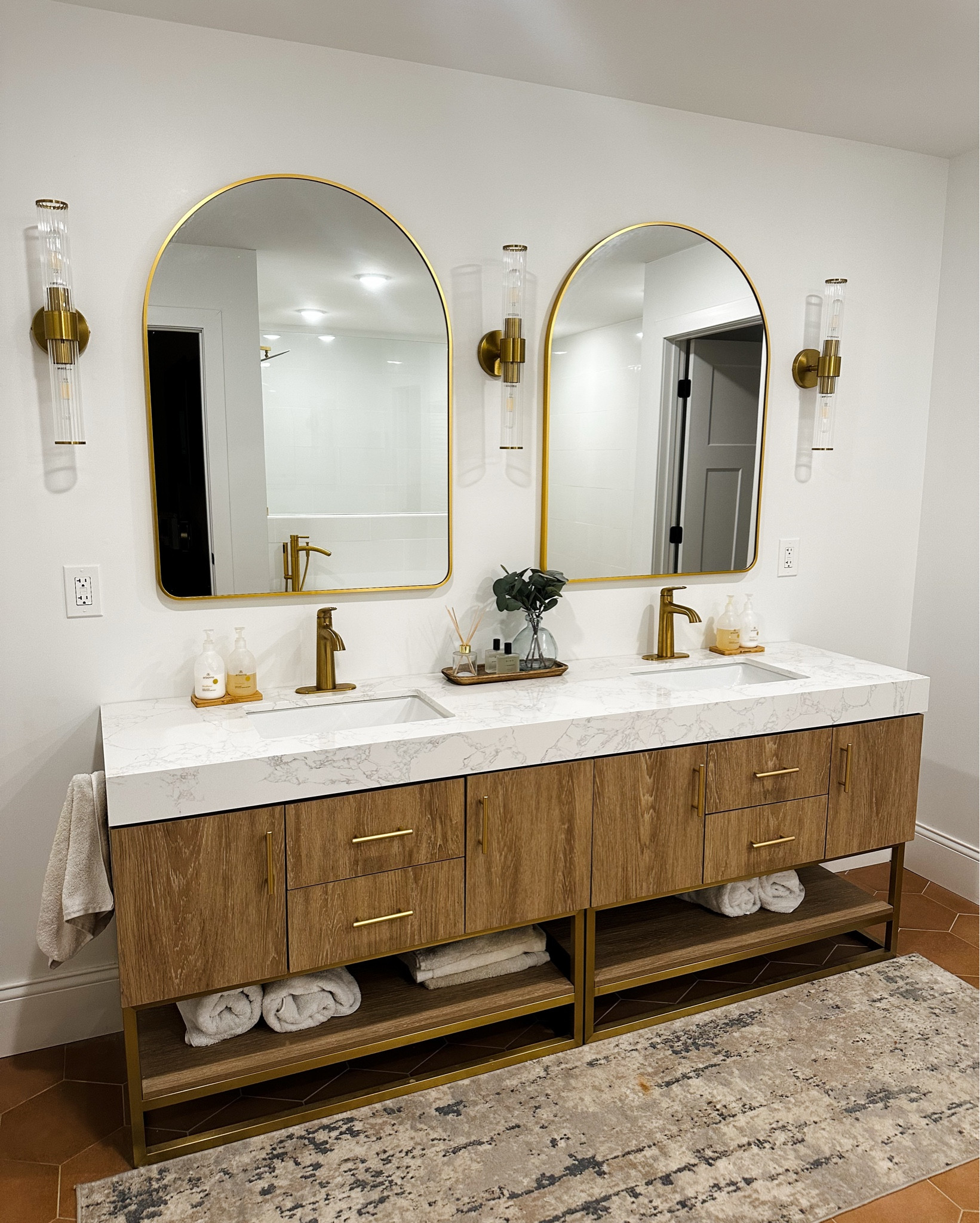 Our master bathroom! Cozy vibes! 

#LTKHome