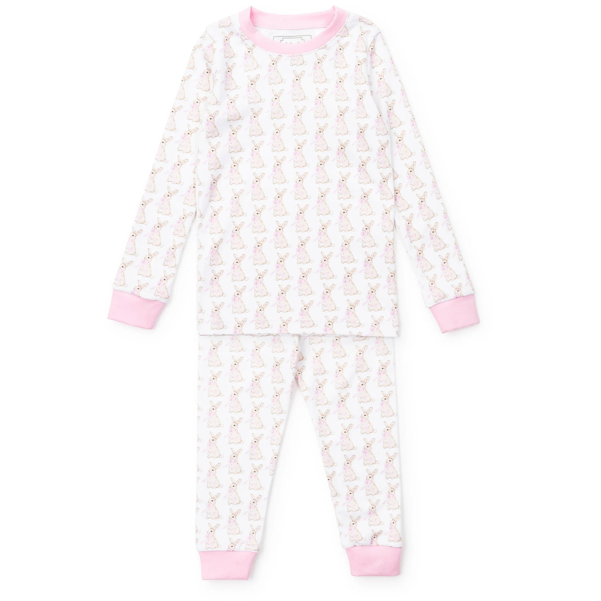 Grayson Girls' Pajama Pant Set - Easter Bunnies Pink | Lila and Hayes