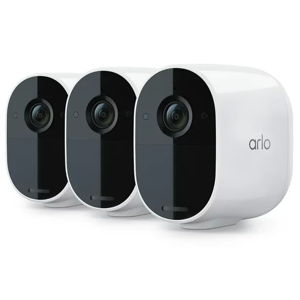 Arlo Essential Camera - 3 Pack, Wireless Security,1080p Video - VMC2320W | Walmart (US)