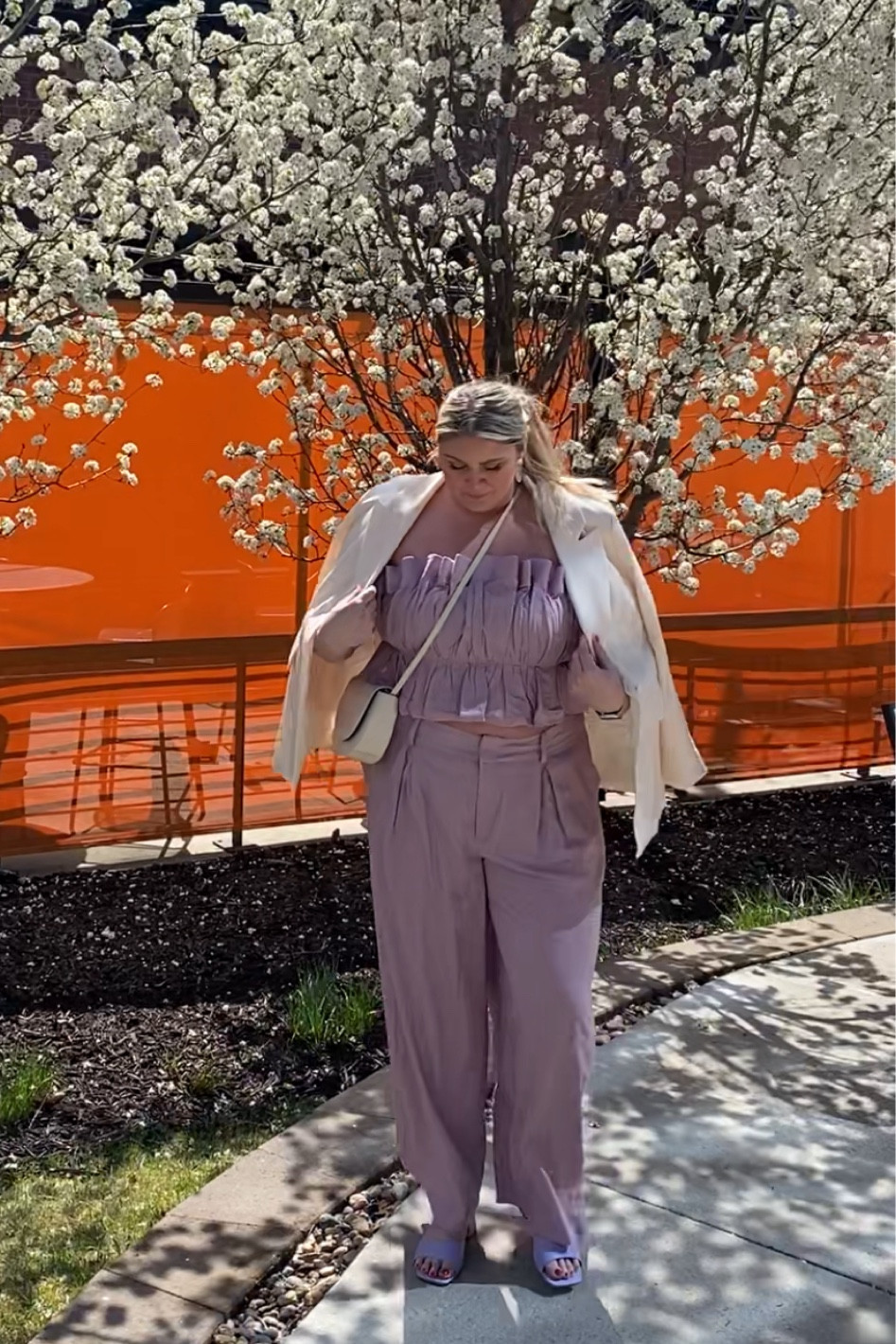 This lavender two piece set from Eloquii is giving me life! You could wear it out, like I did, or it could easily double as a swimsuit cover. 

#plussizefashion #curvyfashion #plussizestyle #curvyclothing #curvystyle #tall #curvyoutfit #plussizeoutfit #outfitinspo #eloquii 

#LTKcurves #LTKstyletip #LTKshoecrush