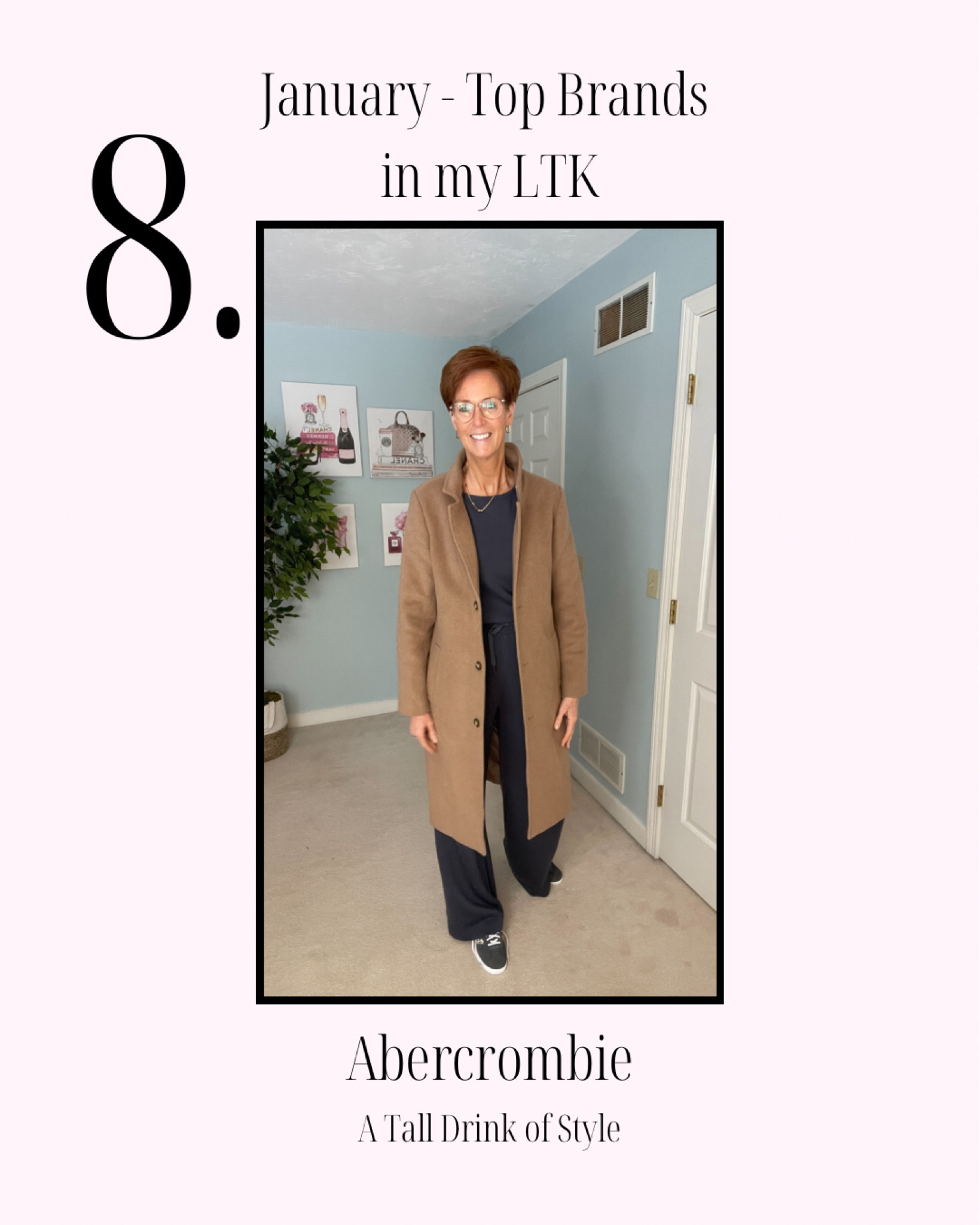 Most popular brands in my LTK shop in January. Abercrombie is always a popular retailer! So many good things including my favorite camel overcoat.

Over 50 fashion, tall fashion, workwear, everyday, timeless, Classic Outfits, tall fashion, tall girl outfits, tall style, tall women clothing, tall style, tall girl fashion, tall jeans, tall women, tall girl jeans, tall pants, long, long inseam, 


Hi I’m Suzanne from A Tall Drink of Style - I am 6’1”. I have a 36” inseam. I wear a medium in most tops, an 8 or a 10 in most bottoms, an 8 in most dresses, and a size 9 shoe. 

#LTKSpringSale #LTKstyletip #LTKover40