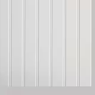 32 sq. ft. 3/16 in. x 48 in. x 96 in. Beadboard White True Bead Panel | The Home Depot