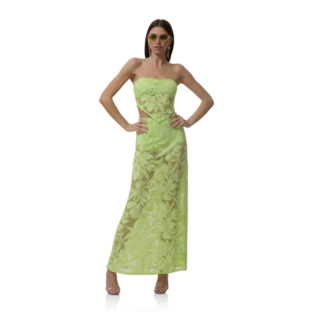 Tilly Lace Skirt - Lime Essence | ShopAFRM