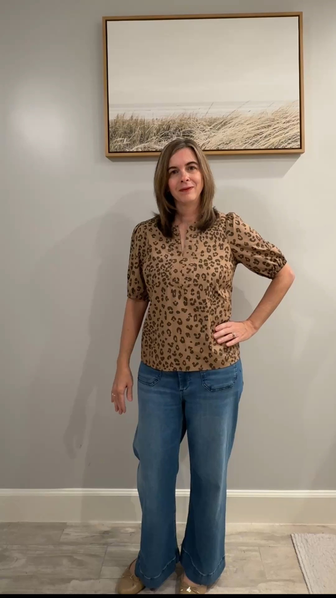 Fall edit approved! 🤎 Sharing what I’m wearing to church today. This leopard top is super cute with its puff sleeves- definitely fall edit approved! ✨Womens Fall Fashion | Ladies Fall Wardrobe | Fall Closet | Leopard Fashion

#LTKgrwm #LTKootd #LTKPetite