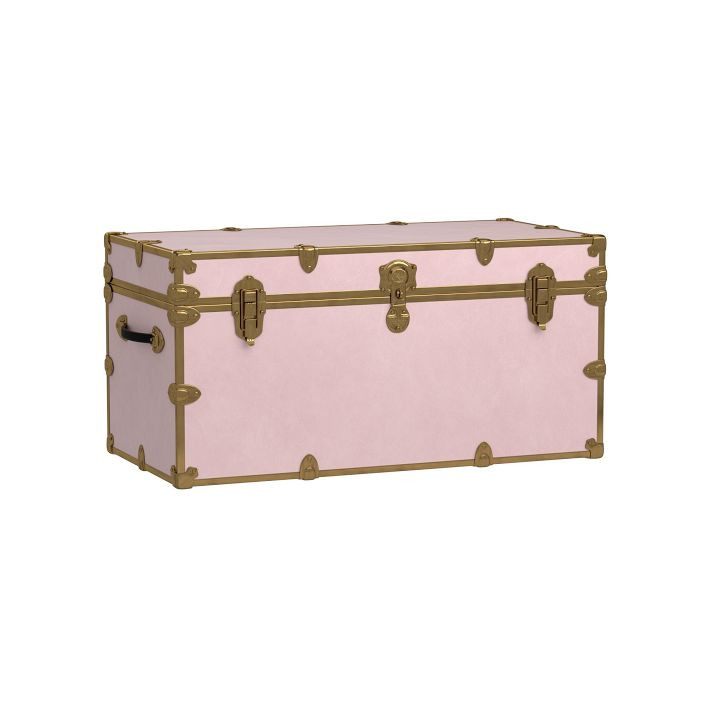 Faux Leather XXL Dorm Trunk | Pottery Barn Teen