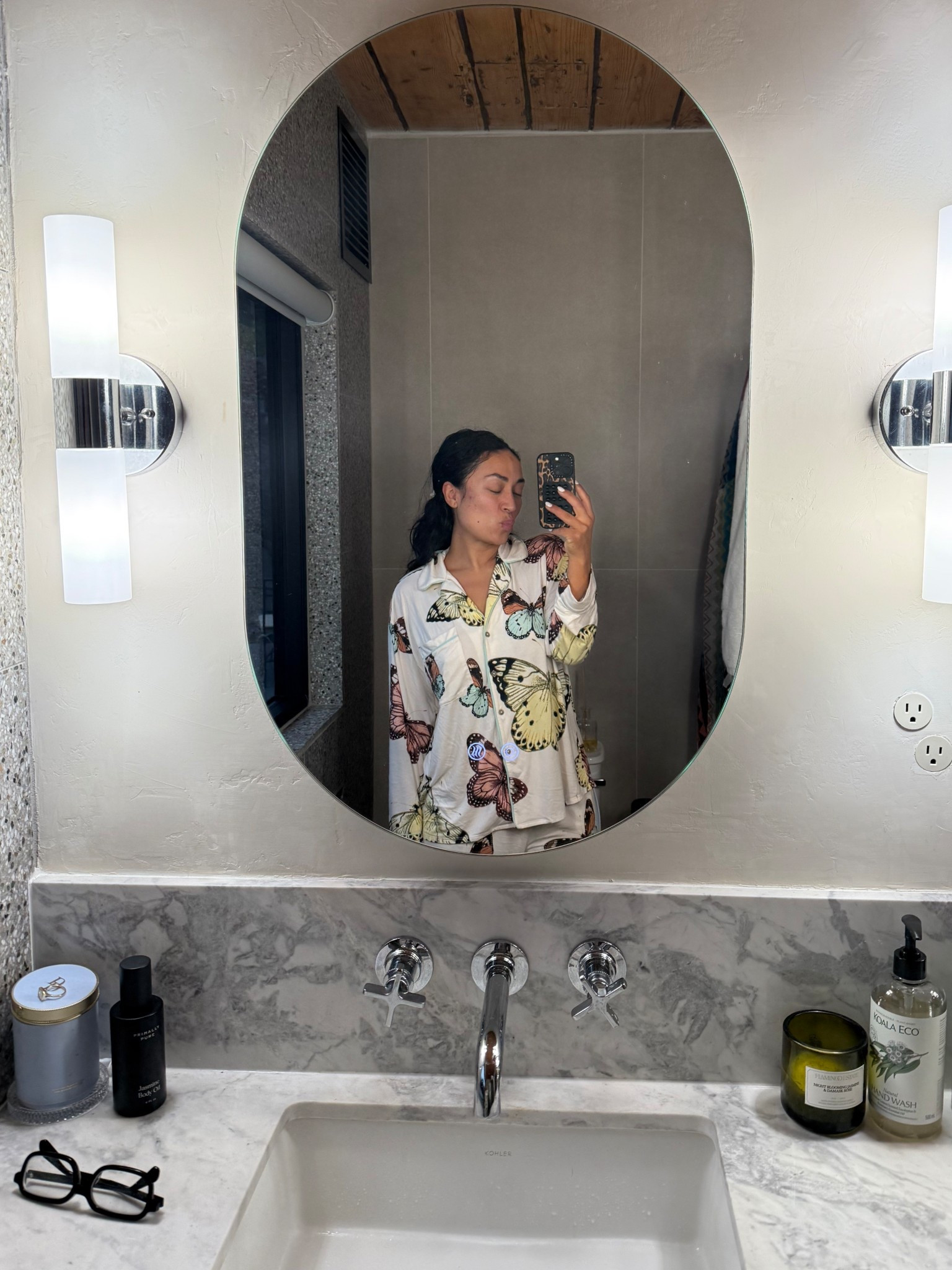 My NEW favorite butterfly pjs. 