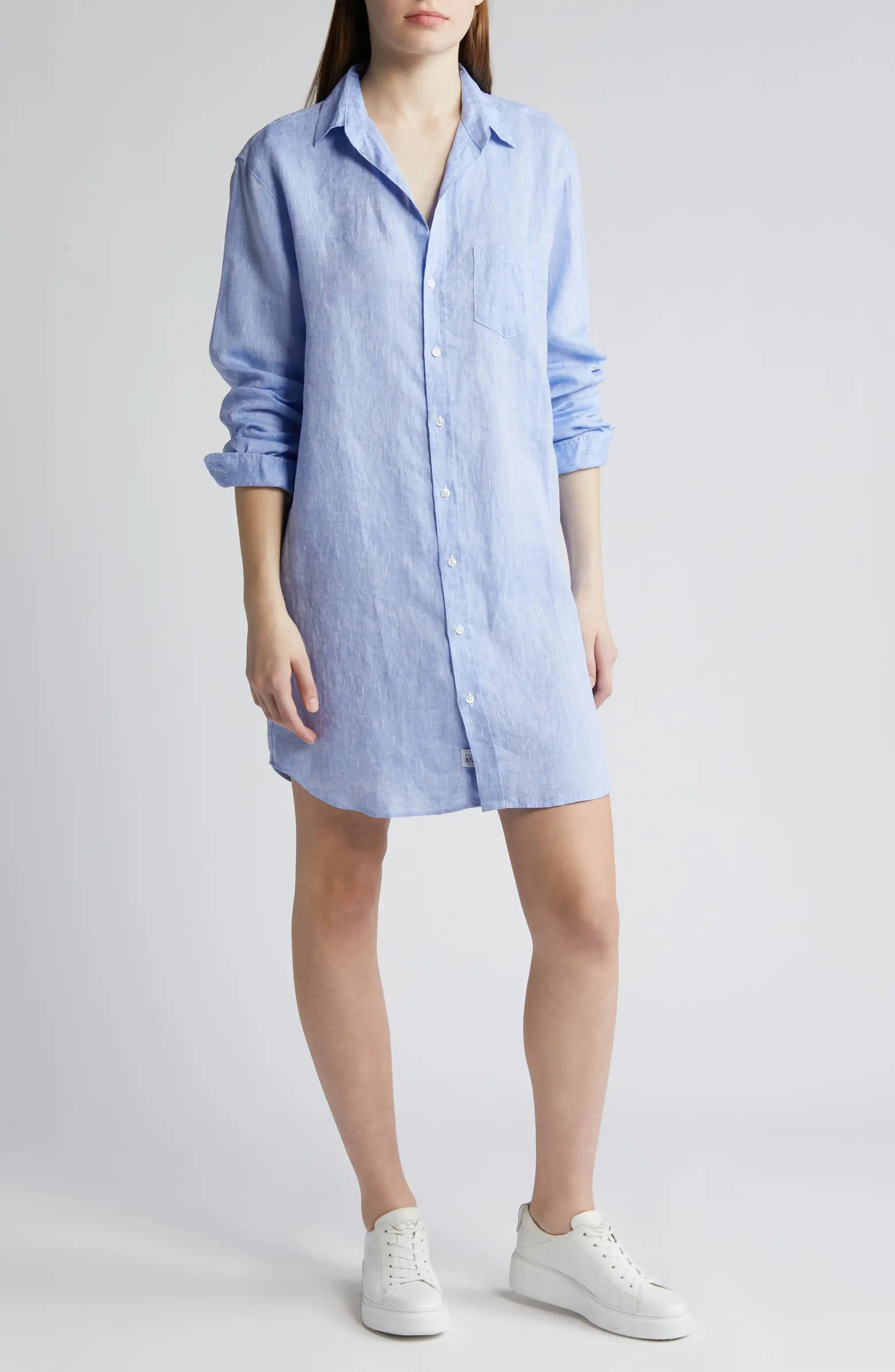 Mary Classic Long Sleeve Shirtdress | Nordstrom