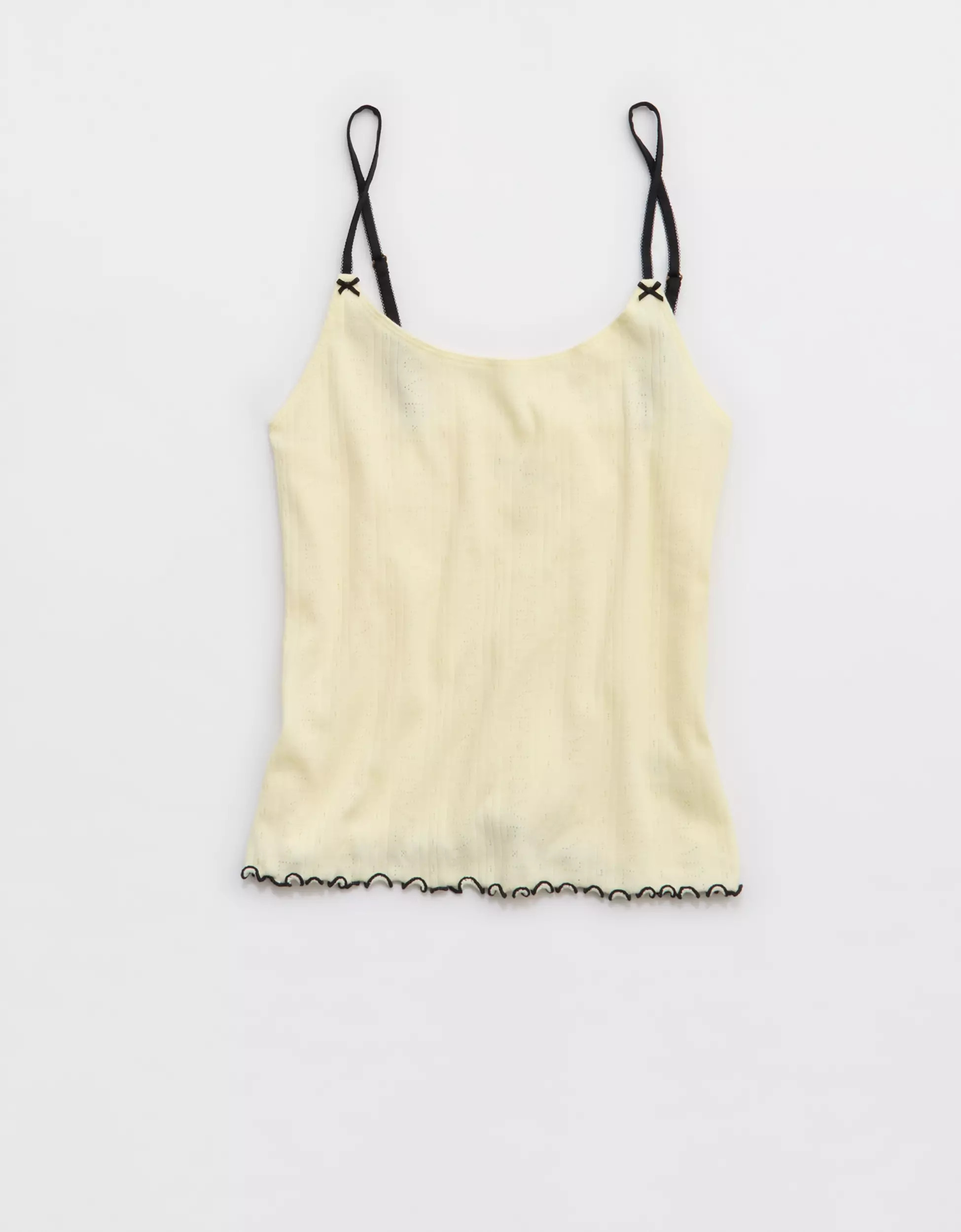 Aerie Pointelle Pajama Tank Top | American Eagle Outfitters (US & CA)