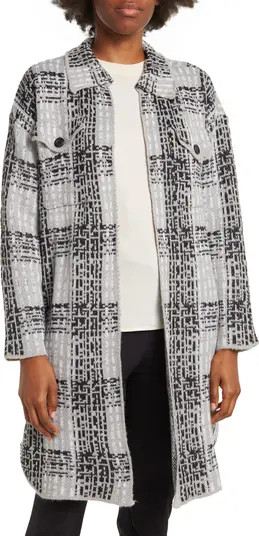 BY DESIGN Plaid Long Cardigan Jacket | Nordstromrack | Nordstrom Rack