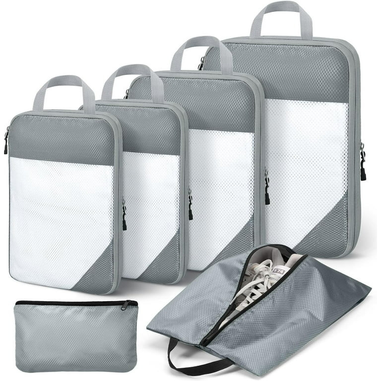 Livhil 6 Set Compression Packing Cubes for Suitcases, Travel Accessories Suitcase Organizer Bags ... | Walmart (US)