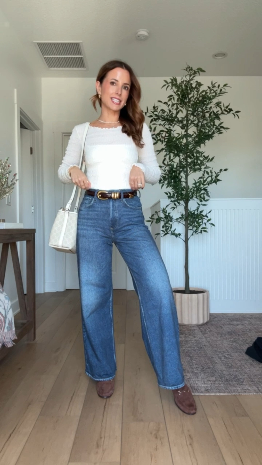 Spring outfit. Travel outfit. Workwear. Sweatpant jeans in sz 23 (size down 1 because these run a little big)! My exact pair is the ‘Miramar Sofie Ankle-Length Pants’ and I also ordered the Miramar Andi Ankle pants. Ankle and full length options available! 


#LTKWorkwear #LTKTravel #LTKPetite