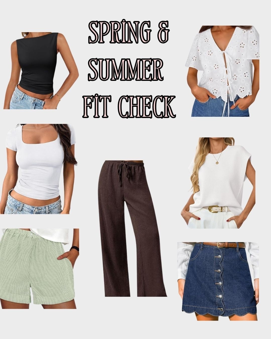 Summer and Spring outfits 

#LTKSeasonal #LTKootd #LTKgrwm