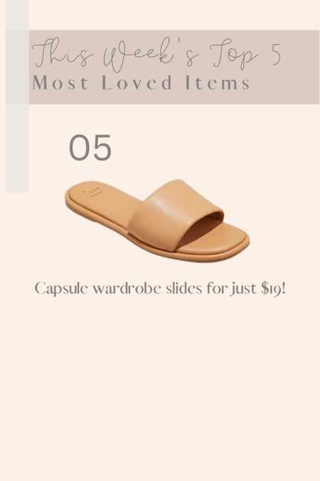 Capsule wardrobe sandals for $19

#LTKunder100 #LTKunder50 #LTKstyletip