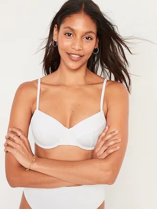 Piqué Underwire Bikini Swim Top for Women | Old Navy (US)