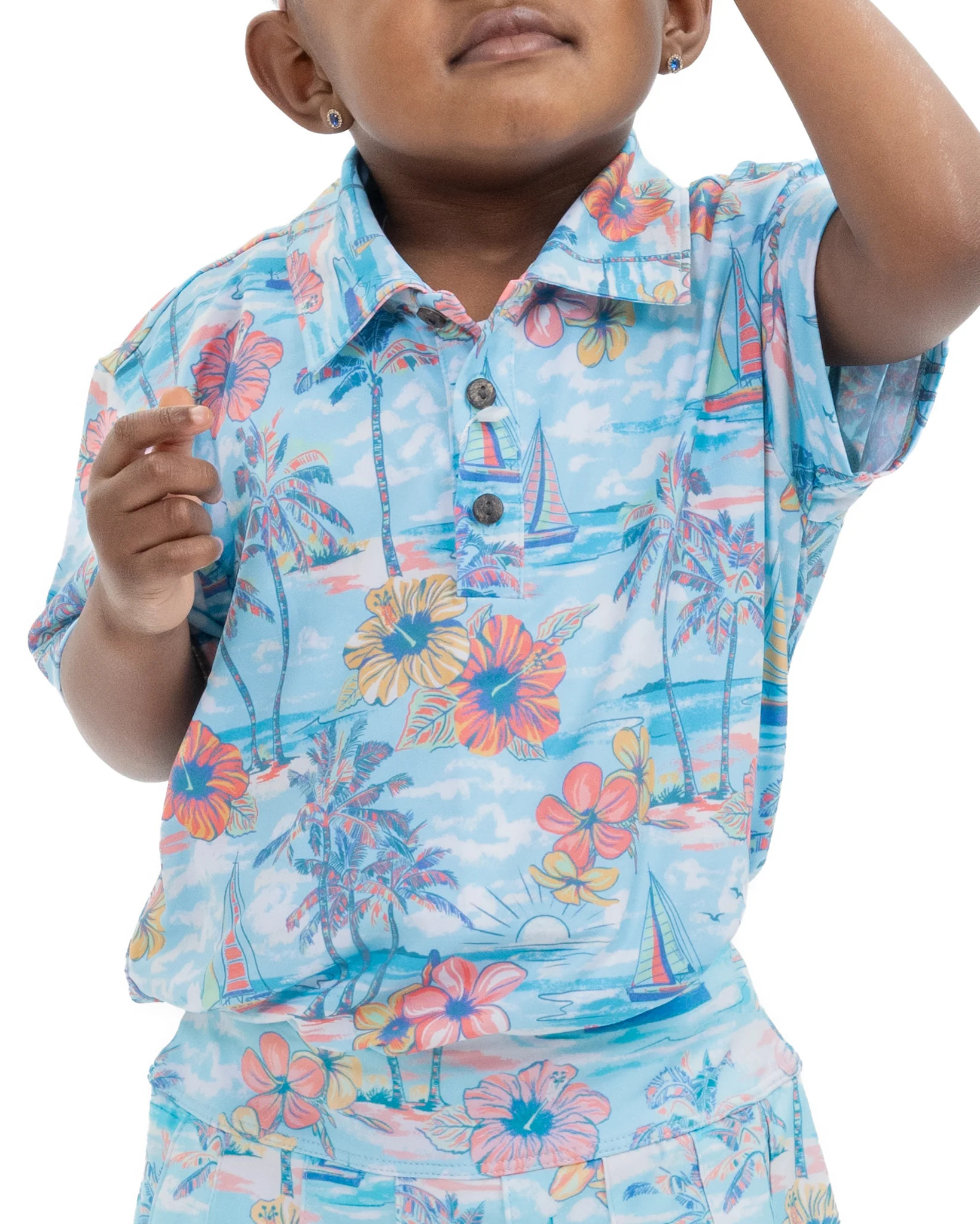 The BVIs - Unisex Kids Golf Shirt | Kenny Flowers
