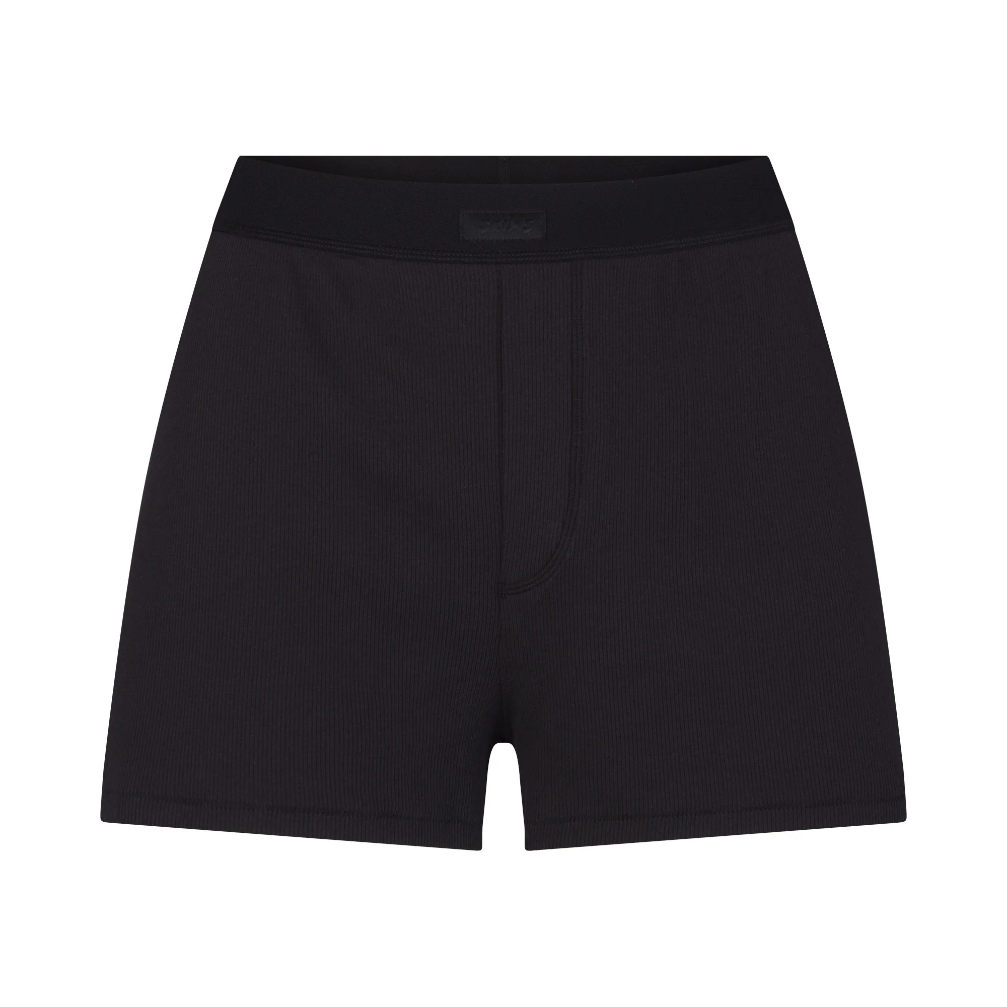 COTTON RIB LOOSE BOXER | SOOT | SKIMS | SKIMS (US)