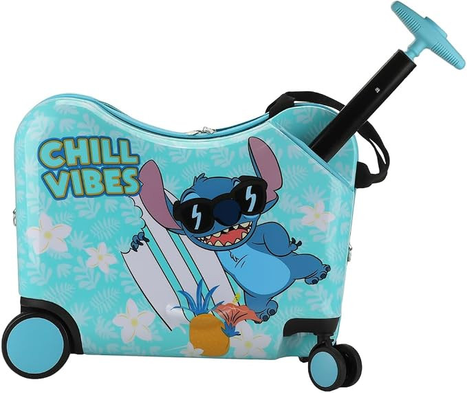 Disney Stitch Chill Vibes Children's Ride-On Luggage | Amazon (US)