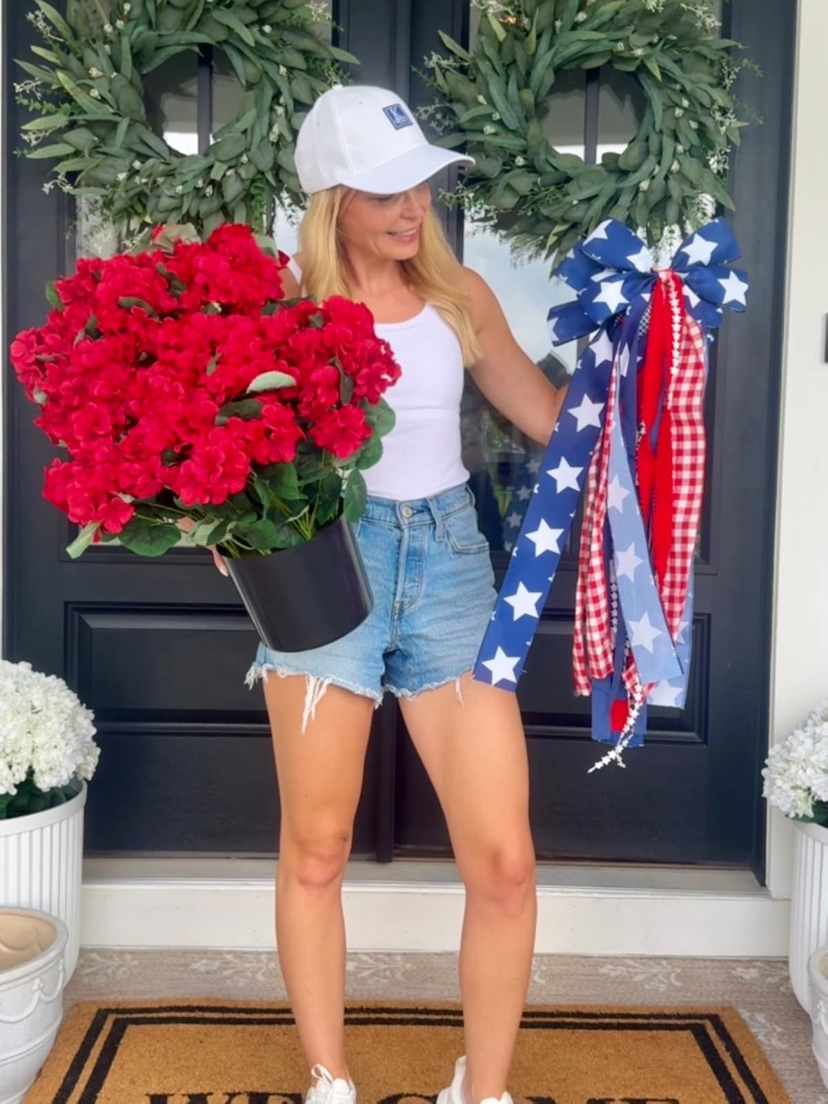 Red, white, and blue decor to celebrate the 4th of July! Check out these wreaths, bows, and faux flowers! #patrioticdecor #4thofJuly

#LTKSeasonal #LTKHome #LTKdayinmylife