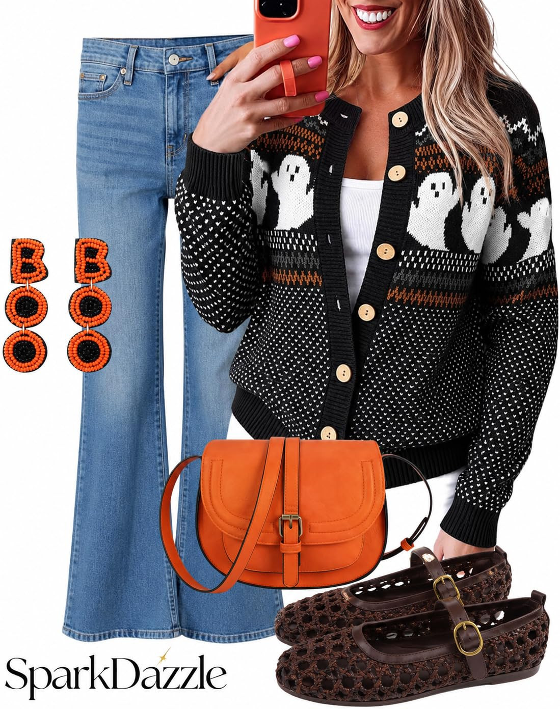Feeling spooky in these cute Halloween pieces. Perfect for fall! #halloweenstyle #falloutfit | Amazon (US)