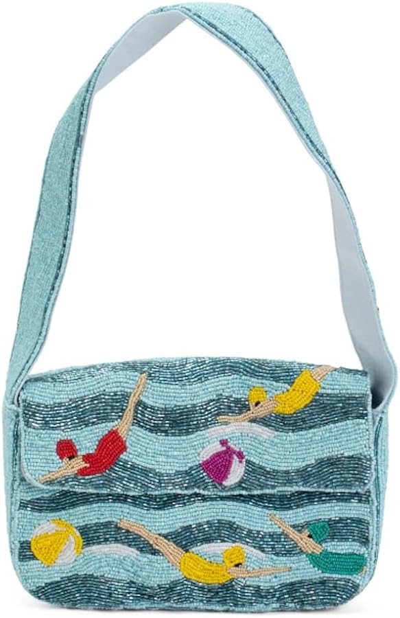 Beaded Shoulder Bag, Magnetic Closure | Amazon (US)