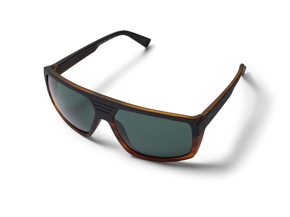VonZipper Quazzi (Hardline Black Tortoise/Vintage Grey) Sport Sunglasses | Zappos