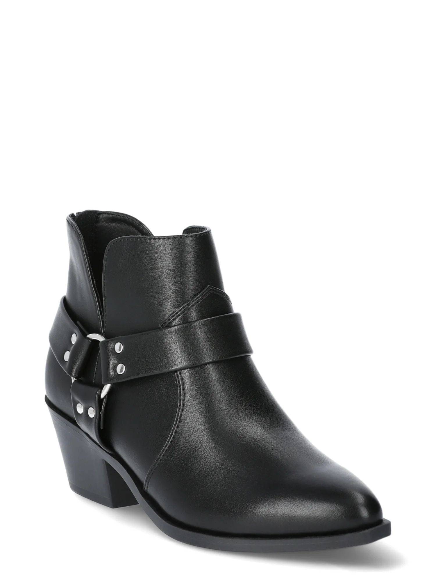 Time and Tru Women's Harness Ankle Boots, Sizes 6-11 - Walmart.com | Walmart (US)