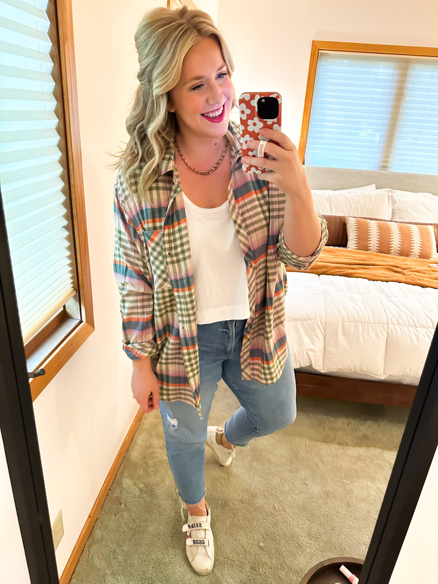 Flannel: XL
Tank: XL
Jeans: 16


#LTKfindsunder50 #LTKsalealert #LTKmidsize