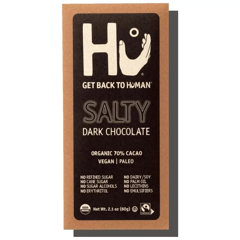 Hu Salty Dark Chocolate Bar, 2.1 oz - Walmart.com | Walmart (US)