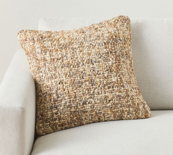 Tweed Woven Pillow | Pottery Barn (US)