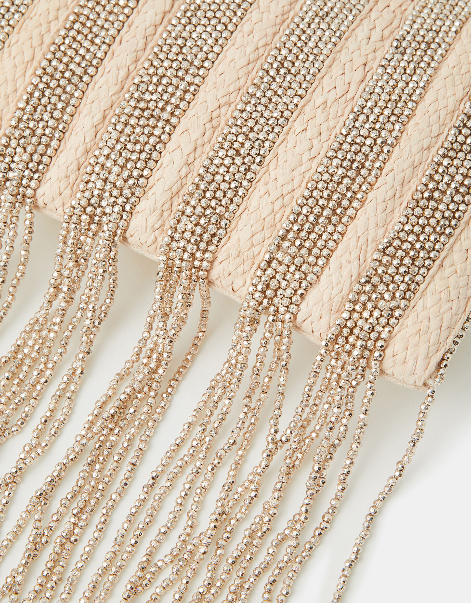 Beaded Stripe Fringe Bag | Accessorize (Global)