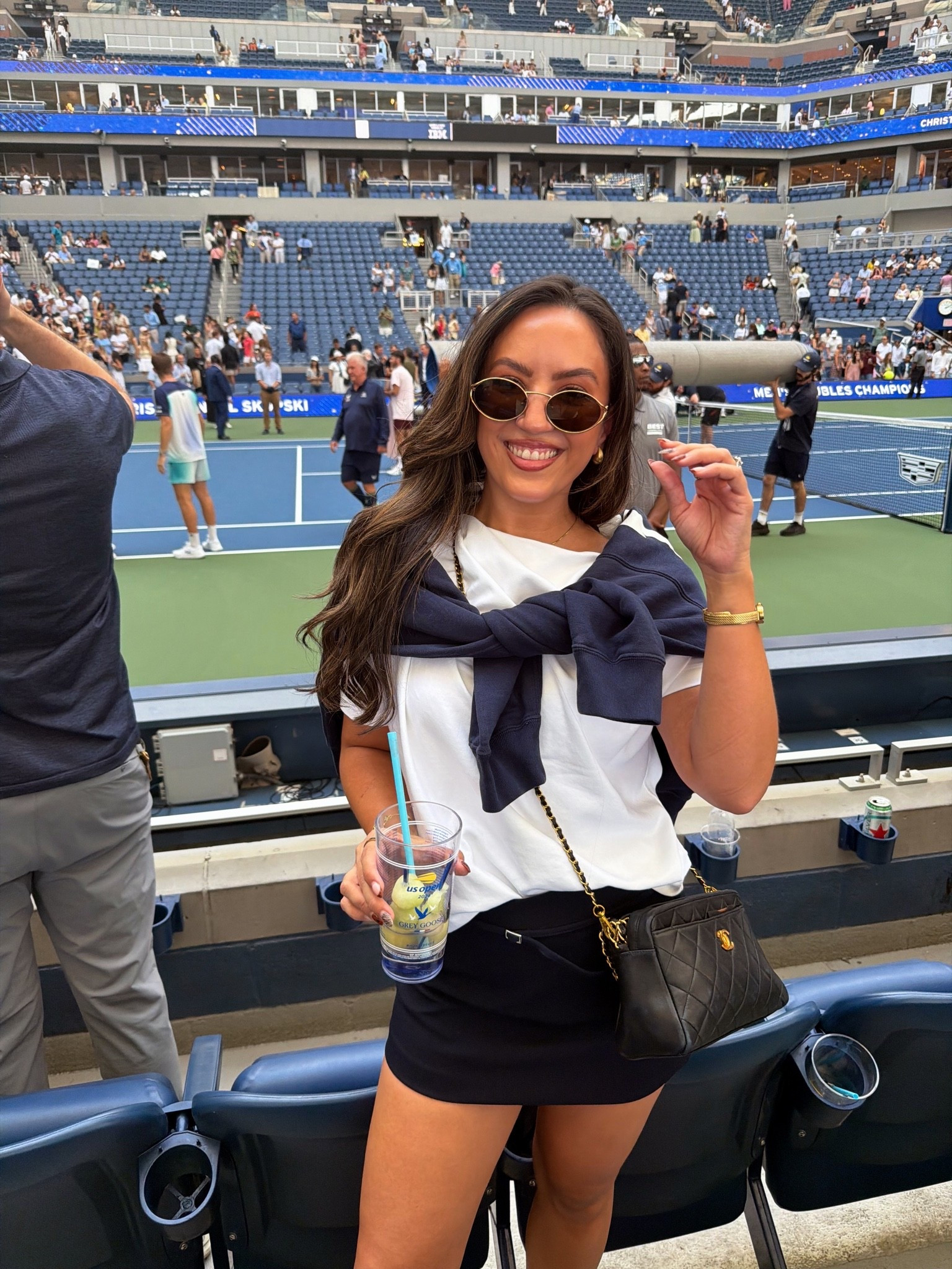Wore it for the US Open, but def repeating this look over and over. 

Fall transition outfit, preppy outfit inspo

#LTKootd #LTKSeasonal #LTKPetite