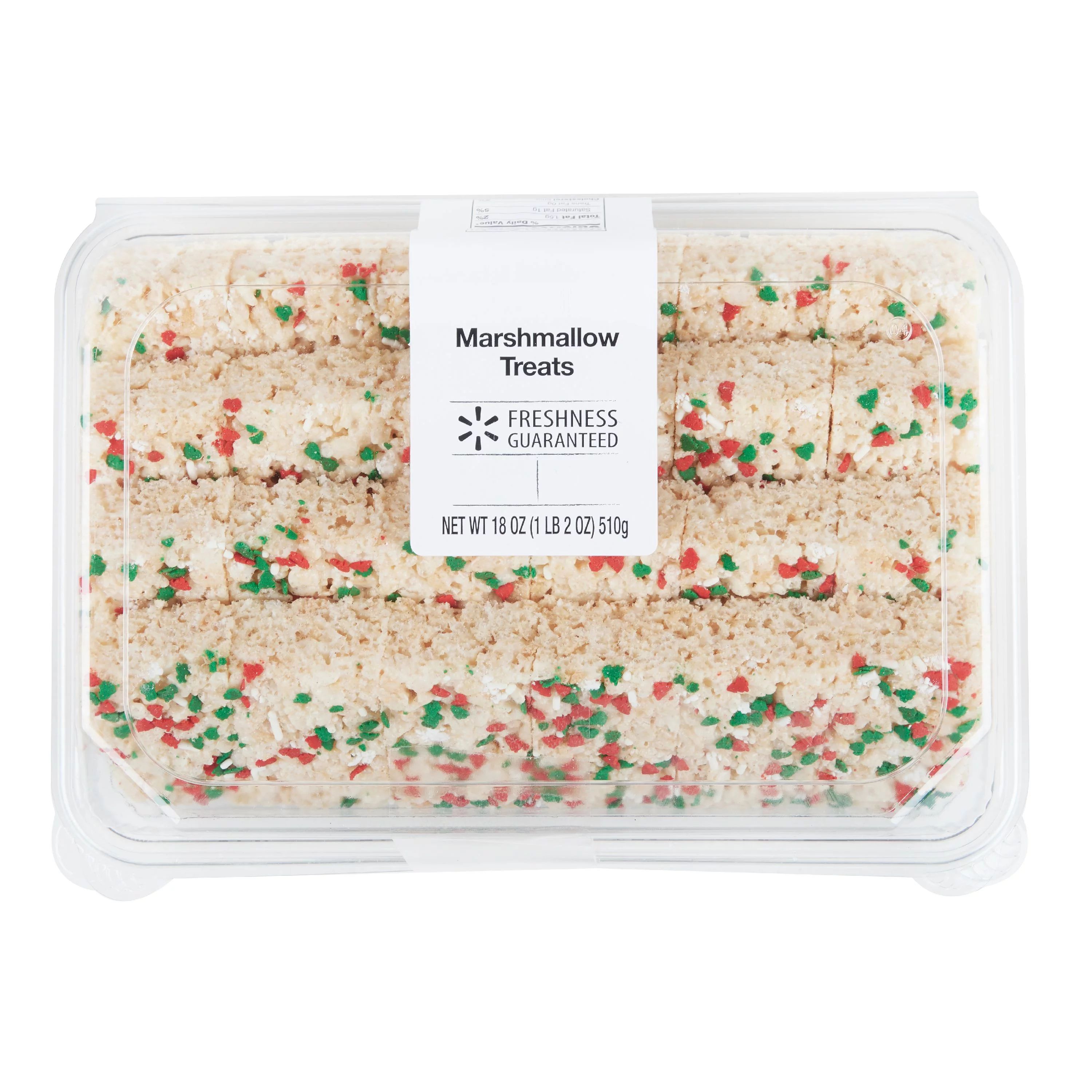 Freshness Guaranteed Marshmallow Treats with Christmas Sprinkles, 18 oz, 24 Count | Walmart (US)