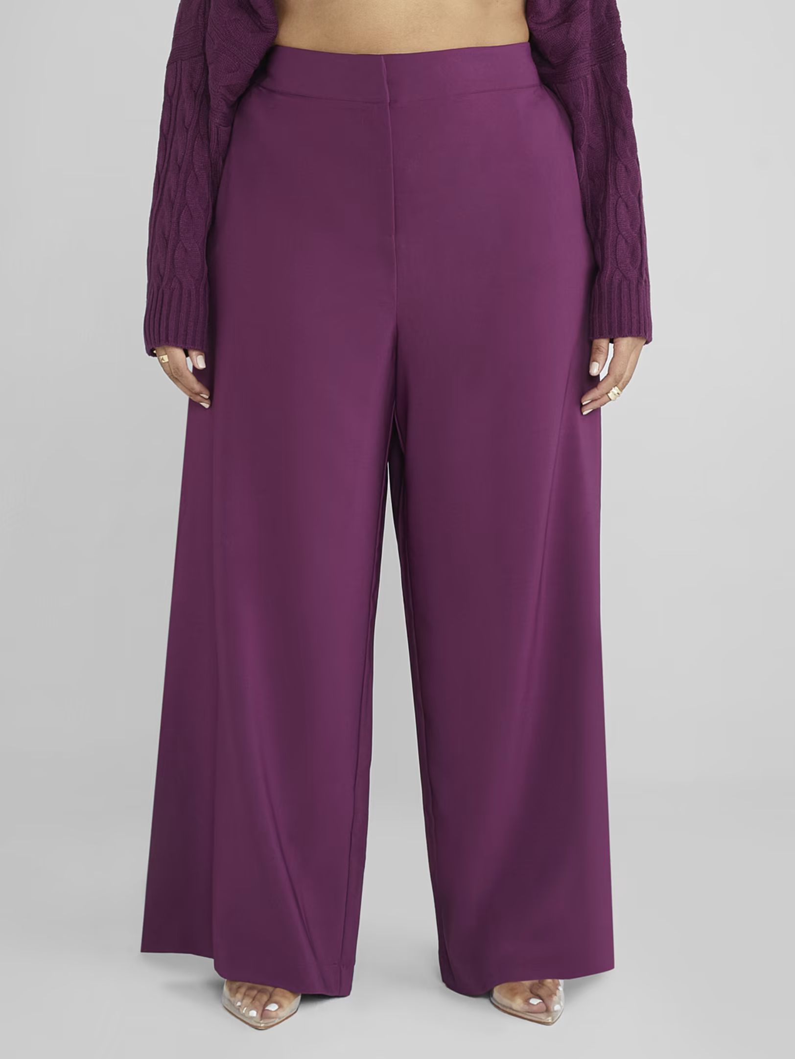 Plus Size Gabrielle Wide Leg Pants - Gabi Fresh x FTF | Fashion to Figure | Fashion To Figure