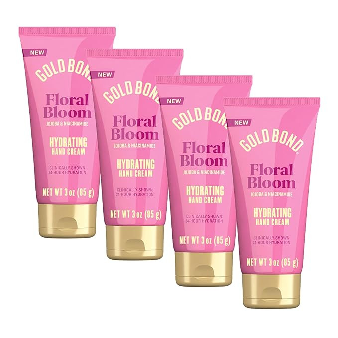 Gold Bond Floral Bloom Hydrating Hand Cream, Lightweight Everyday Hand Cream with Jojoba to Hydra... | Amazon (US)