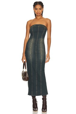 Alva Strapless Maxi Dress | Superdown