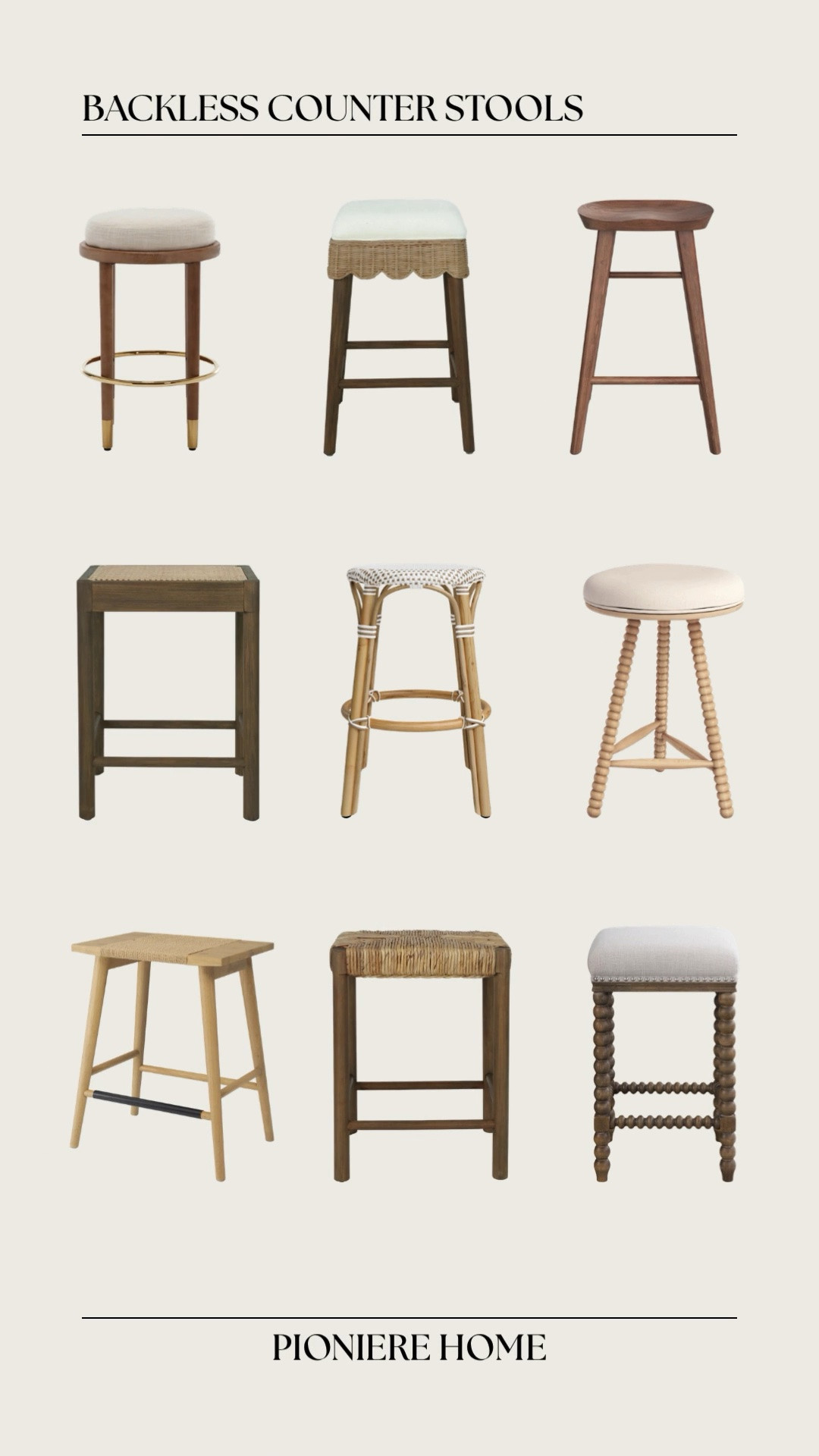 Backless counter stools from Wayfair. Wood counter stools, woven bar stools, vintage inspired counter stools, affordable furniture finds

#LTKSeasonal #LTKHome #LTKSaleAlert