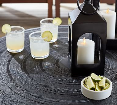 Lagos Metal Drum Coffee Table | Pottery Barn (US)