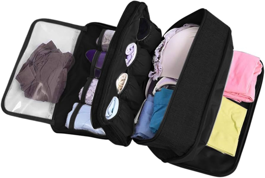 Travel Multi-function Underwear Organize Storage Bag Portable Bra Socks Lingerie Accessories Pack... | Amazon (US)