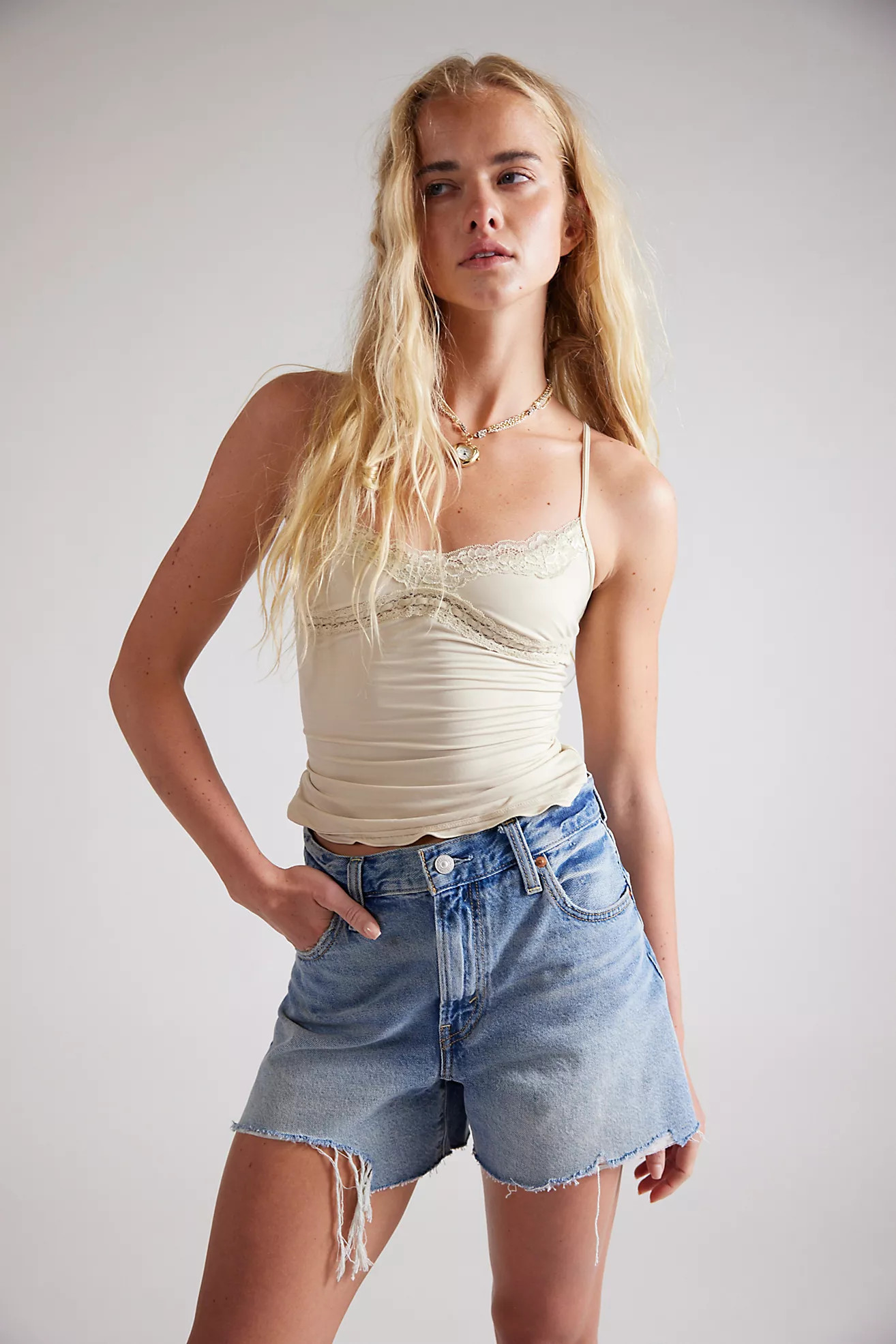 Levi's Ribcage Shorts | Free People (Global - UK&FR Excluded)