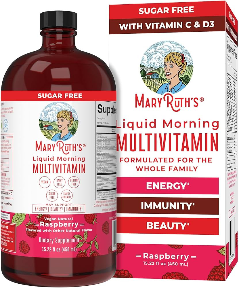 MaryRuth Organics Multivitamin for Women Men & Kids | Vegan, Sugar Free | Womens Multivitamin & M... | Amazon (US)