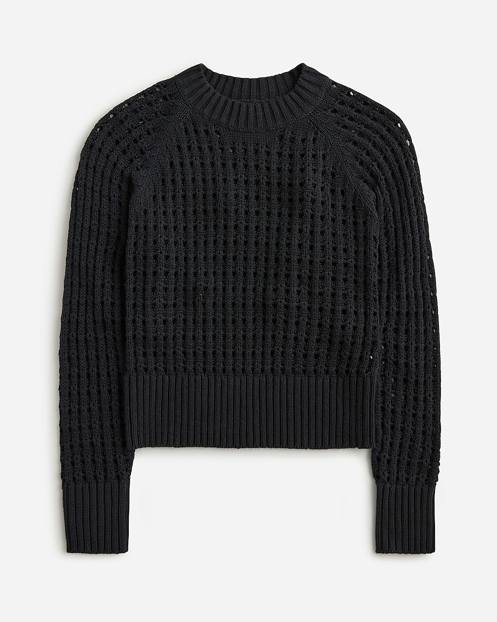 Pointelle crewneck sweater | J. Crew US