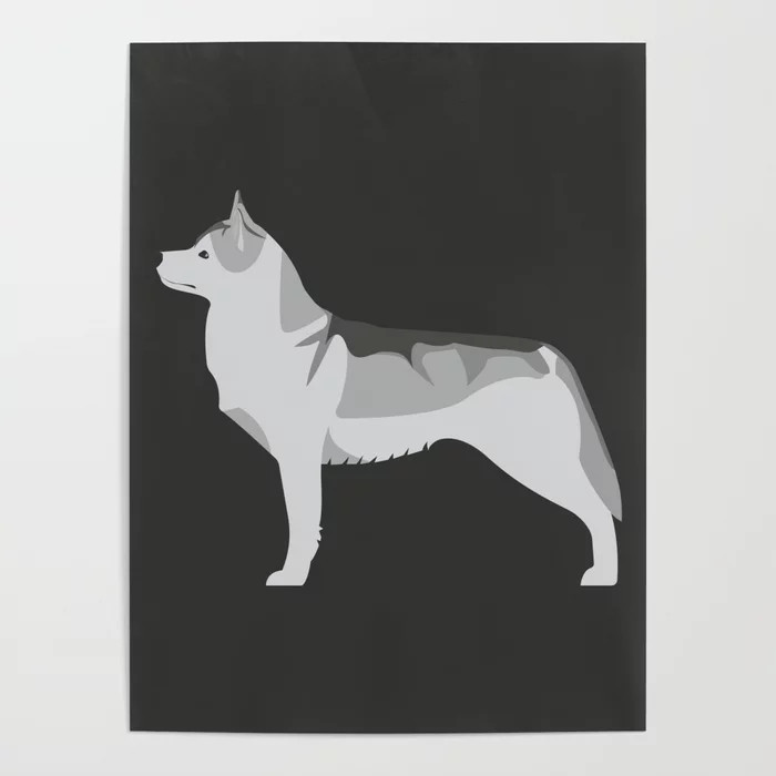 Siberian Husky Poster | Society6