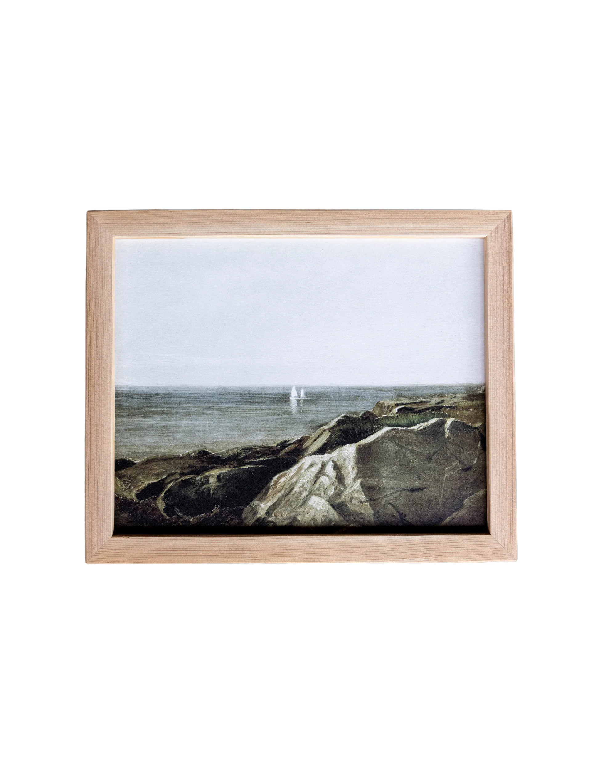Nova Scotia Coastline Pine Framed Art | Luxe B Co