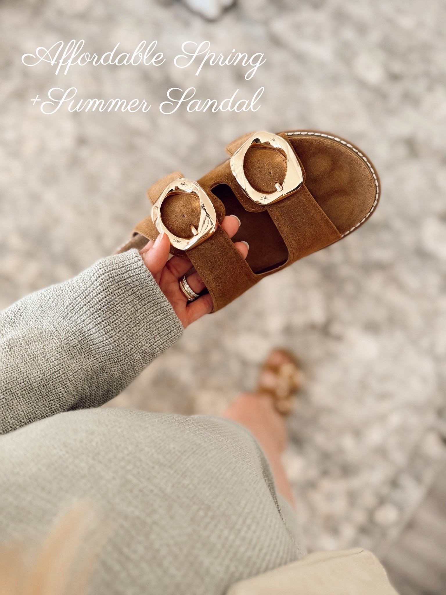 Sandals on sale for $26! Originally $35! Such an easy slip on shoe for spring and summer! @Target 

#LTKootd #LTKU