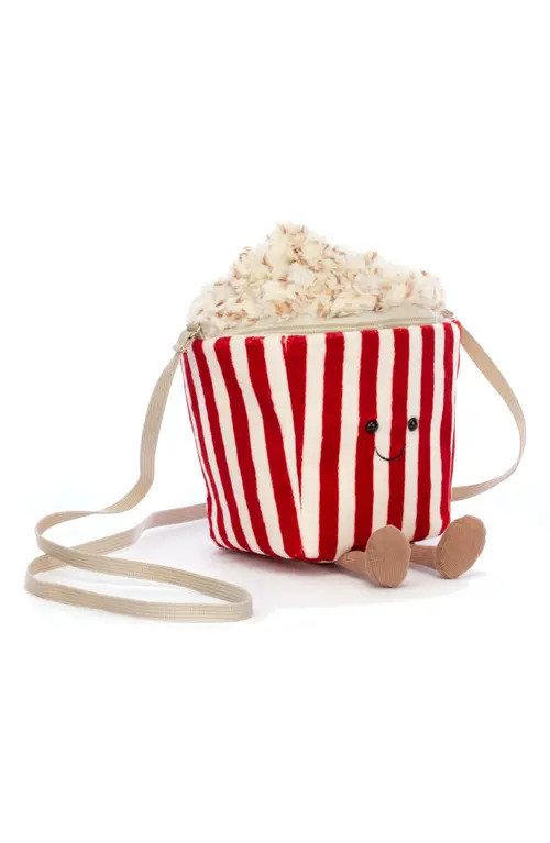 Jellycat Kid's Amuseable Popcorn Plush Crossbody Bag in Multi at Nordstrom | Nordstrom
