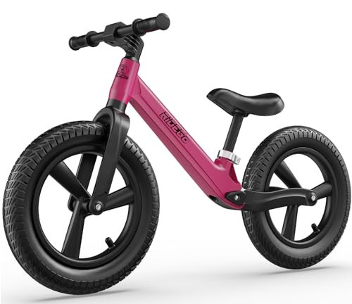 Ridego 14 Inch Balance Bike for Kids 2-6 Year Old,Lightweight Kids Bike with Adjustable Seat, Push Bicycle with Air Rubber Tires，Ride-on Toys Birthday Gift | Amazon (US)